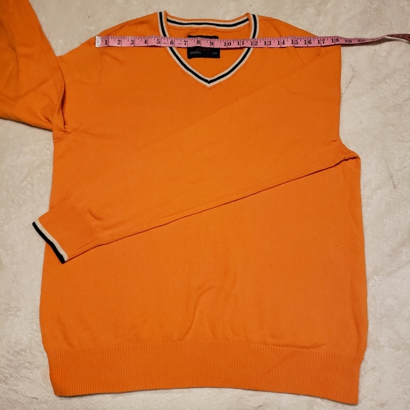 Orange V Neck Sweater American Eagle Outfitters - Picture 13 of 16